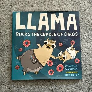 Llama Rocks The Cradle of Chaos Hardcover Book